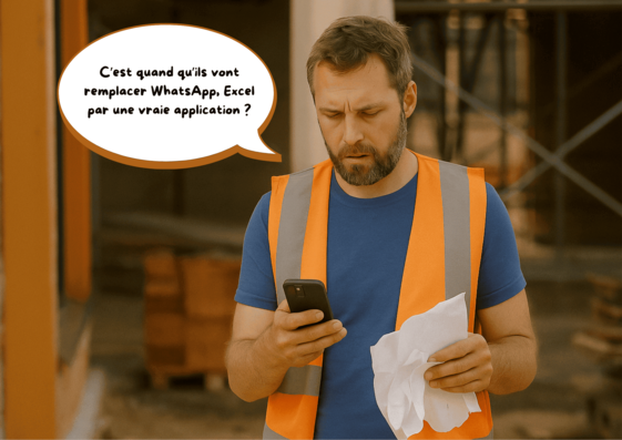 ChantierPro - Remplace Excel et WhatsApp pour les artisans